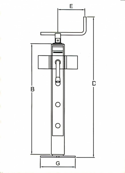 Stützfuß 200kg